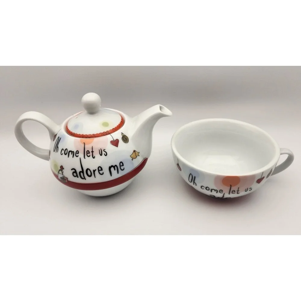 Born To‎ Shop Paper Island Limited 2010 Tea Pot and Cup Set